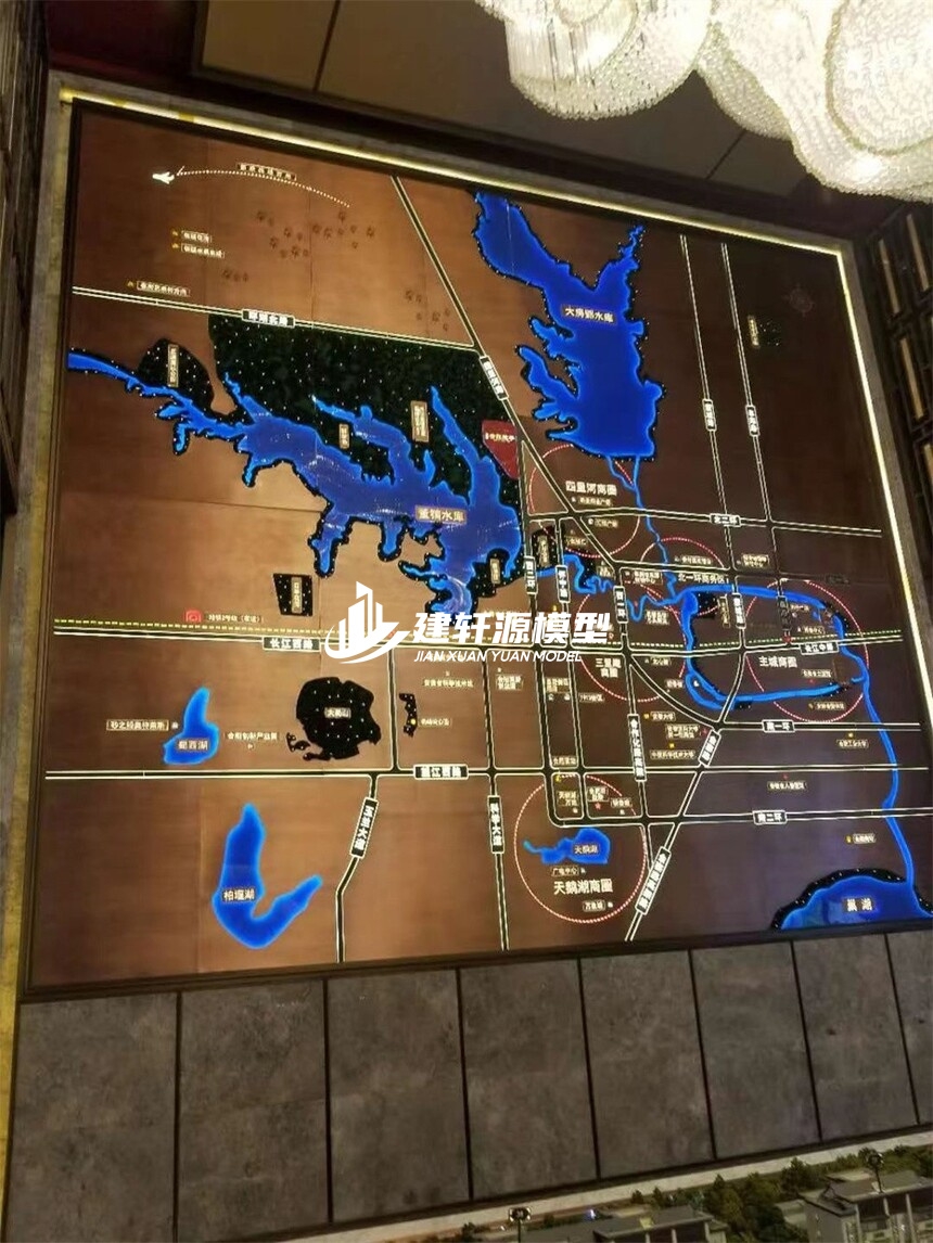 区域壁挂模型制作